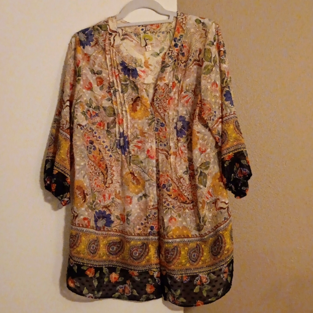 Fig and Flower blouse